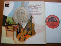 HANDEL: SIX SONATAS FOR VIOLIN / VIOLA DA GAMBA / HARPSICHORD   MENUHIN / GAUNTLETT / MALCOLM     ASD 2384