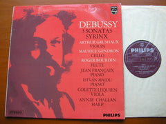 DEBUSSY: THREE SONATAS / SYRINX    GRUMIAUX/ GENDRON / BOURDIN    SAL 3644