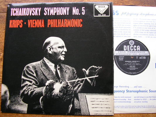 TCHAIKOVSKY: SYMPHONY No. 5    KRIPS / VIENNA PHILHARMONIC   SXL 2109