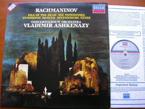 RACHMANINOV: ISLE OF THE DEAD / SYMPHONIC DANCES    ASHKENAZY / CONCERTGEBOUW ORCHESTRA    410 124