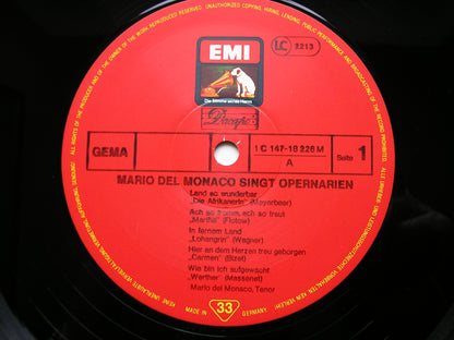 MARIO DEL MONACO SINGS OPERA ARIAS     MILAN SYMPHONY / QUADRI / BENINTENDE-NEGLIA   2LP   147 18226/7