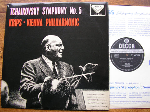 TCHAIKOVSKY: SYMPHONY No. 5    KRIPS / VIENNA PHILHARMONIC   SXL 2109