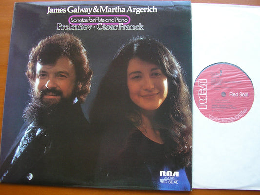 FRANCK / PROKOFIEV: SONATAS FOR FLUTE & PIANO      JAMES GALWAY / MARTHA ARGERICH      LRL1 5095