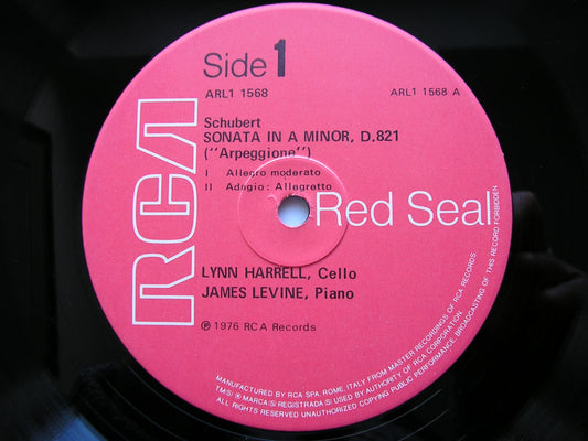 SCHUBERT: ARPEGGIONE SONATA / MENDELSSOHN: SONATA Op. 58     HARRELL / LEVINE   ARL1 - 1568