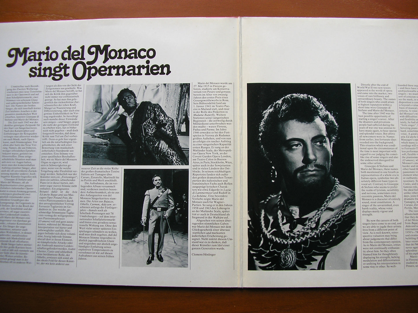 MARIO DEL MONACO SINGS OPERA ARIAS     MILAN SYMPHONY / QUADRI / BENINTENDE-NEGLIA   2LP   147 18226/7