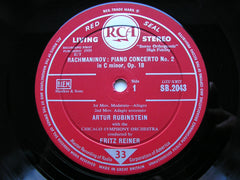 RACHMANINOV: PIANO CONCERTO No. 2    RUBINSTEIN / CHICAGO SYMPHONY / REINER     SB 2043