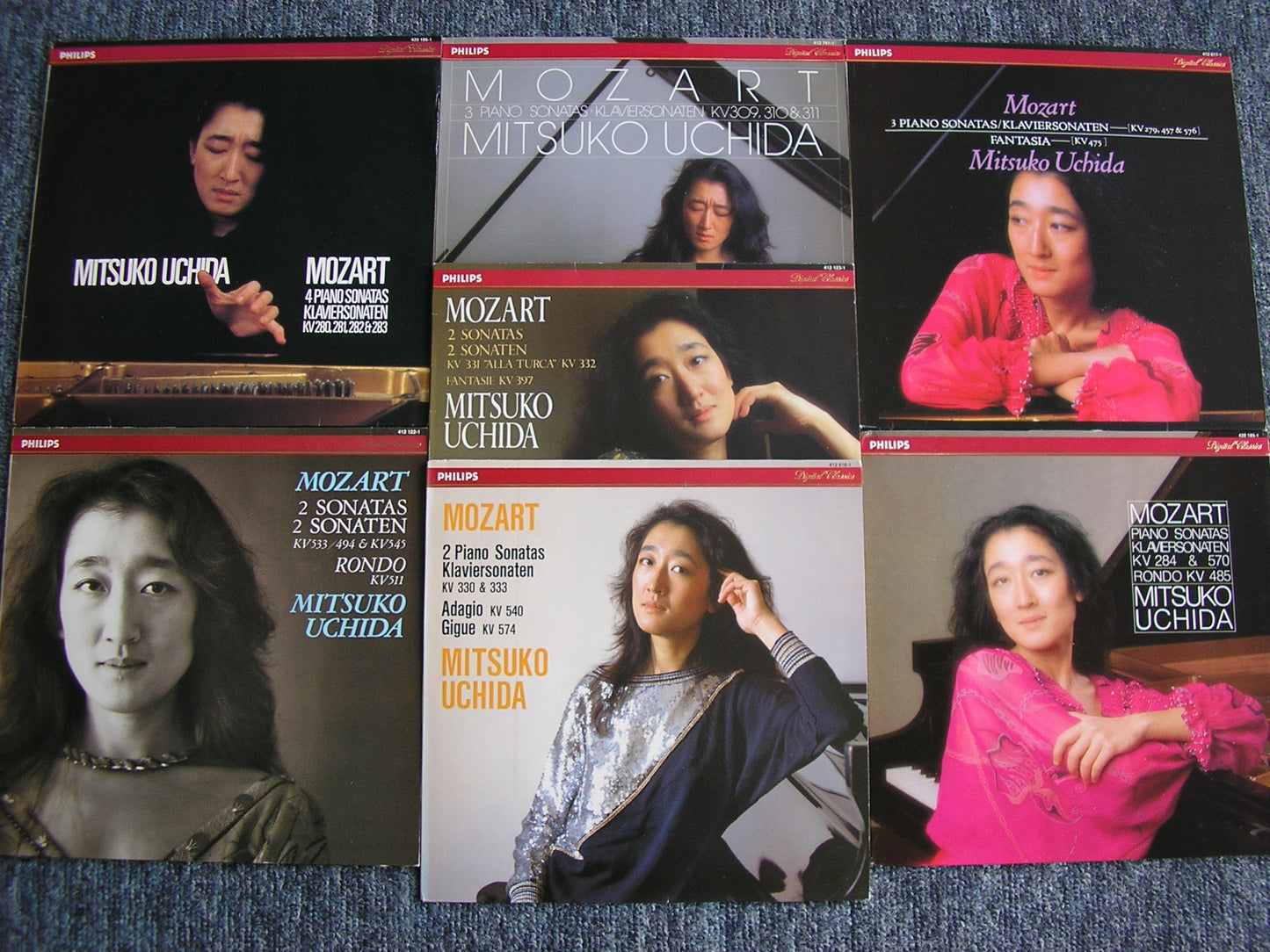 MOZART: THE COMPLETE PIANO SONATAS     MITSUKO UCHIDA    7LP SET
