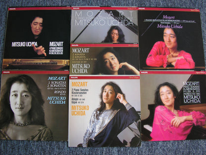MOZART: THE COMPLETE PIANO SONATAS     MITSUKO UCHIDA    7LP SET