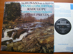 GRIEG: PIANO CONCERTO / SCHUMANN: PIANO CONCERTO RADU LUPU / LSO / ANDRE PREVIN SXL 6624