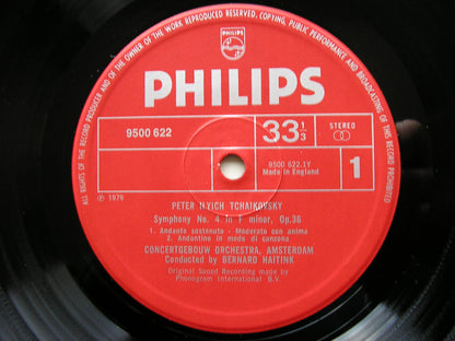 TCHAIKOVSKY: SYMPHONY No. 4  HAITINK / CONCERTGEBOUW  9500 622
