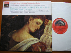 WEBER: CLARINET QUINTET / SCHUMANN: FANTASY PIECES / FAIRY TALES      DE PEYER / MELOS ENSEMBLE     ASD 2374