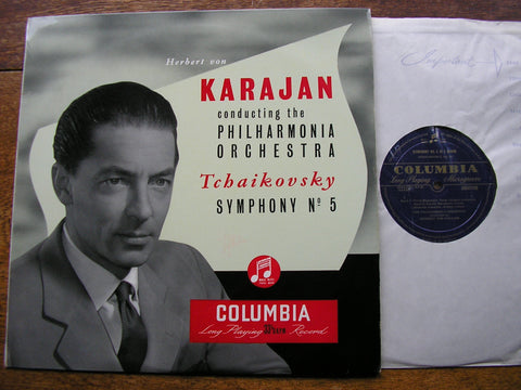 TCHAIKOVSKY: SYMPHONY No. 5    KARAJAN / PHILHARMONIA    33CX 1133