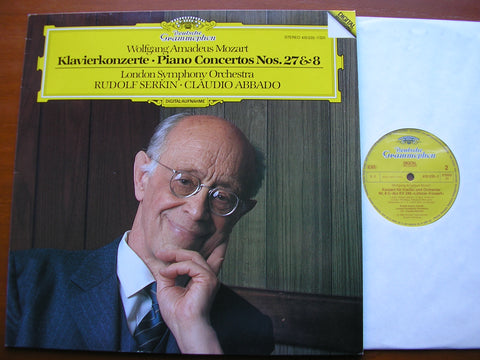 MOZART: PIANO CONCERTOS Nos. 8 & 27     SERKIN / LONDON SYMPHONY / ABBADO     410 035