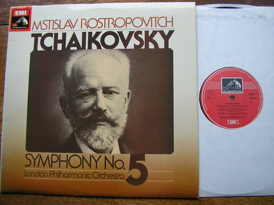 TCHAIKOVSKY: SYMPHONY No. 5  ROSTROPOVITCH / LONDON PHILHARMONIC  ASD 3641