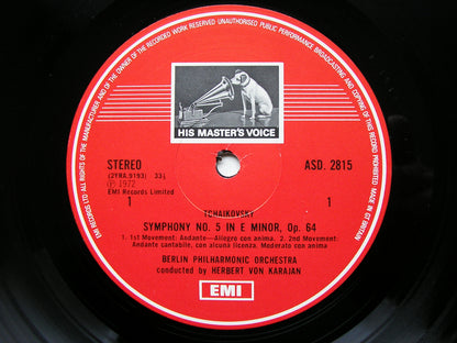 TCHAIKOVSKY: SYMPHONY No. 5   KARAJAN / BERLIN PHILHARMONIC  ASD 2815