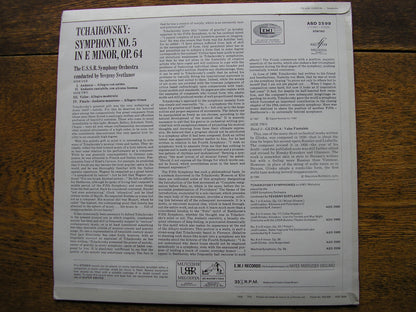 TCHAIKOVSKY: SYMPHONY No. 5  SVETLANOV / USSR SYMPHONY   ASD 2599