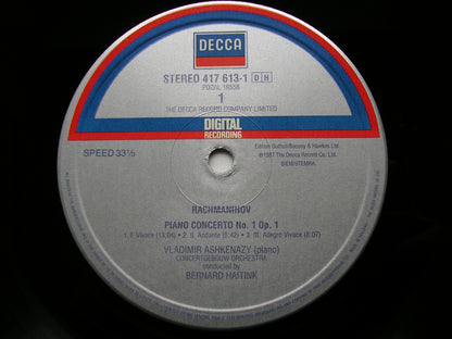 RACHMANINOV: THE PIANO CONCERTOS / RHAPSODY    ASHKENAZY / CONCERTGEBOUW ORCHESTRA / HAITINK   3 LP