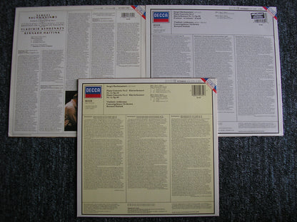 RACHMANINOV: THE PIANO CONCERTOS / RHAPSODY    ASHKENAZY / CONCERTGEBOUW ORCHESTRA / HAITINK   3 LP