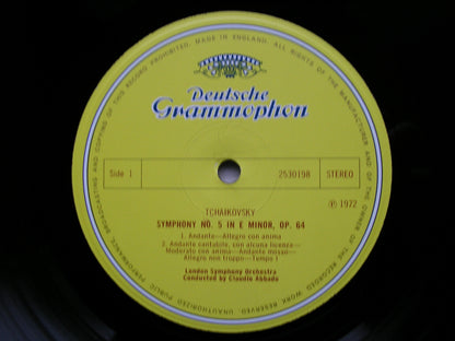 TCHAIKOVSKY: SYMPHONY No. 5   ABBADO / LONDON SYMPHONY  2530 198