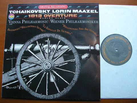 TCHAIKOVSKY: 1812 / MARCHE SLAVE / BEETHOVEN: WELLINGTON'S VICTORY    VIENNA PHILHARMONIC / MAAZEL     D37252