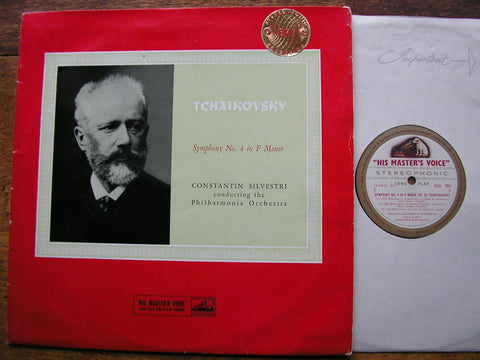 TCHAIKOVSKY: SYMPHONY No. 4   SILVESTRI / PHILHARMONIA   ASD 253