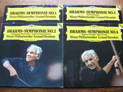 BRAHMS: THE FOUR SYMPHONIES / TWO OVERTURES / HAYDN VARIATIONS    BERNSTEIN / VIENNA PHILHARMONIC   410 081 - 084