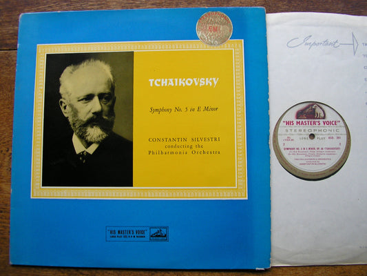 TCHAIKOVSKY: SYMPHONY No. 5   SILVESTRI / PHILHARMONIA    ASD 261