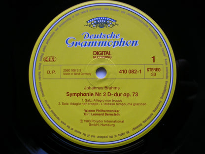 BRAHMS: THE FOUR SYMPHONIES / TWO OVERTURES / HAYDN VARIATIONS    BERNSTEIN / VIENNA PHILHARMONIC   410 081 - 084