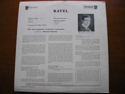 RAVEL: DAPHNIS & CHLOE Suite No. 2 / RAPSODIE ESPAGNOLE / ALBORADA / PAVANE    HAITINK / CONCERTGEBOUW ORCHESTRA   835 108