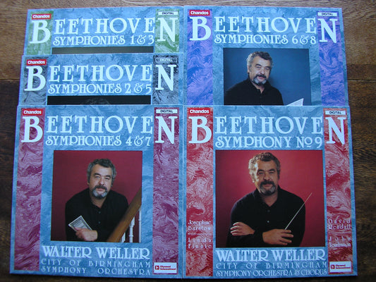 BEETHOVEN: THE NINE SYMPHONIES    WELLER / CITY OF BIRMINGHAM SYMPHONY  ABRD 1389 - 1393