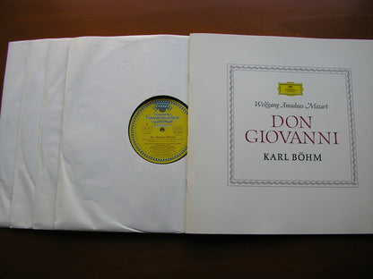 MOZART: DON GIOVANNI   FISCHER-DIESKAU / NILSSON / ARROYO / SCHREIER / NATIONAL THEATRE PRAGUE / BOHM   139 260 / 263
