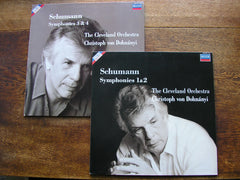 SCHUMANN: THE SYMPHONIES   VON DOHNANYI / CLEVELAND ORCHESTRA   421 439 & 421 643