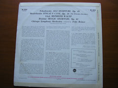 TCHAIKOVSKY: 1812 / LISZT: MEPHISTO WALTZ / MENDELSSOHN: FINGAL'S CAVE / BRAHMS: TRAGIC OVERTURE    FRITZ REINER / CHICAGO SYMPHONY    SB 2059