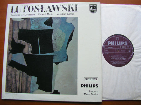 LUTOSLAWSKI: CONCERTO FOR ORCHESTRA / FUNERAL MUSIC / VENETIAN GAMES    ROWICKI / WARSAW SYMPHONY    SAL 3683