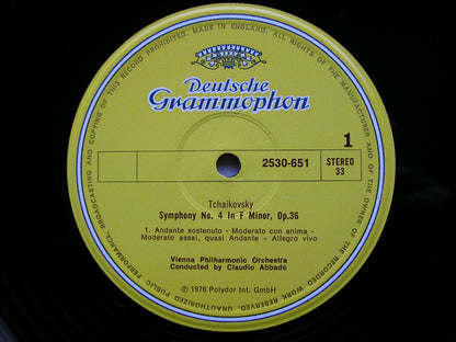 TCHAIKOVSKY: SYMPHONY No. 4   ABBADO / VIENNA PHILHARMONIC  2530 651