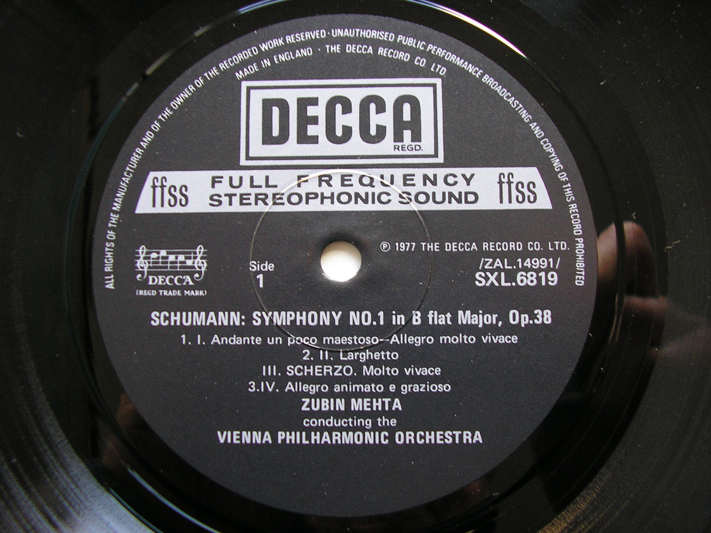 SCHUMANN: THE SYMPHONIES / TWO OVERTURES    MEHTA / VIENNA PHILHARMONIC  SXL 6819 / 6976 / SXDL 7555