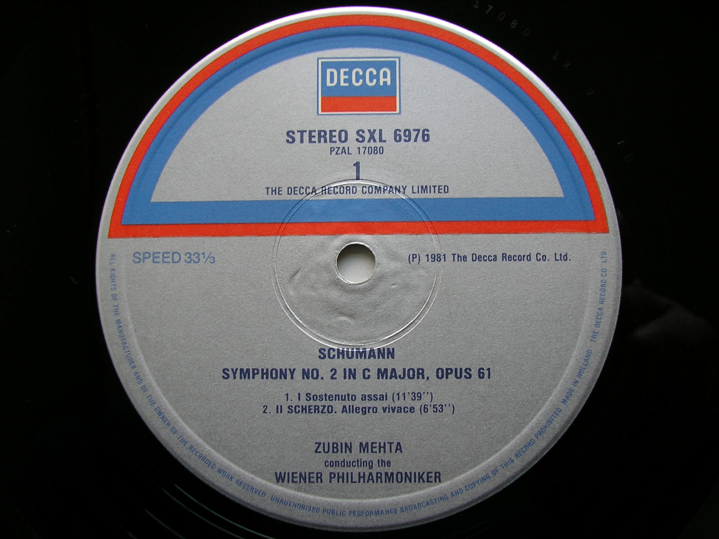 SCHUMANN: THE SYMPHONIES / TWO OVERTURES    MEHTA / VIENNA PHILHARMONIC  SXL 6819 / 6976 / SXDL 7555