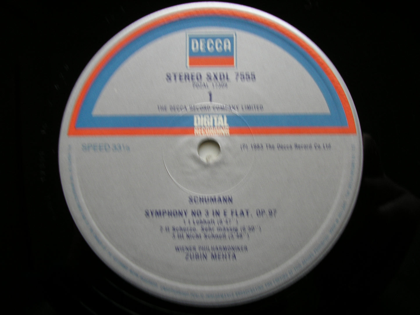 SCHUMANN: THE SYMPHONIES / TWO OVERTURES    MEHTA / VIENNA PHILHARMONIC  SXL 6819 / 6976 / SXDL 7555