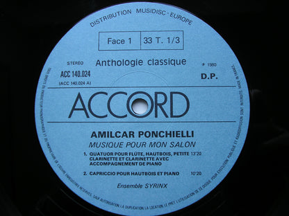 PONCHIELLI: CHAMBER MUSIC      ENSEMBLE SYRINX       ACC 140024