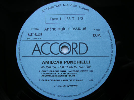 PONCHIELLI: CHAMBER MUSIC      ENSEMBLE SYRINX       ACC 140024