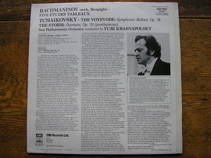 RACHMANINOV-RESPIGHI: FIVE ETUDES-TABLEAUX / TCHAIKOVSKY: THE VOYEVODE   KRASNAPOLSKY / NPO   ASD 3013