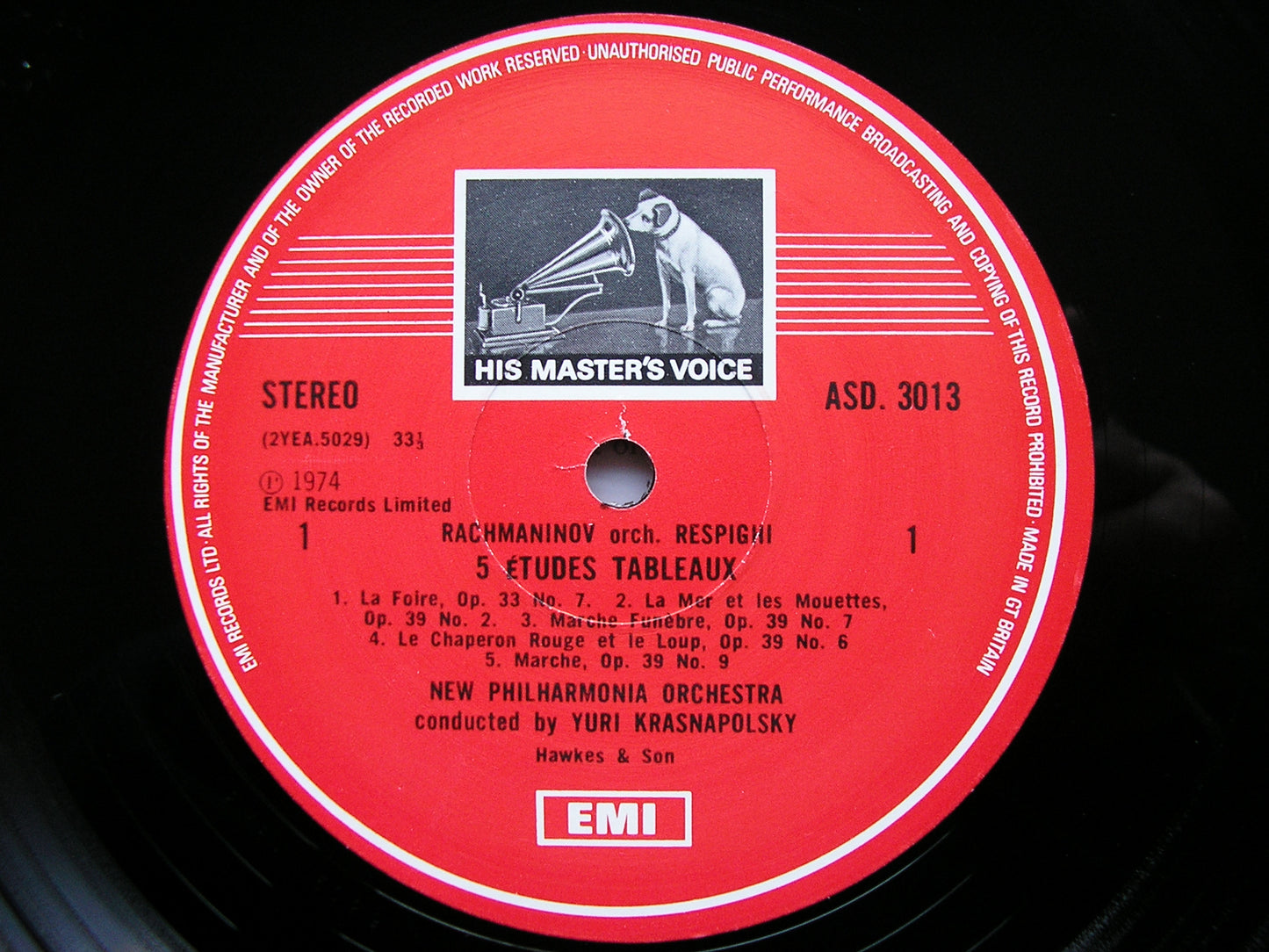 RACHMANINOV-RESPIGHI: FIVE ETUDES-TABLEAUX / TCHAIKOVSKY: THE VOYEVODE   KRASNAPOLSKY / NPO   ASD 3013