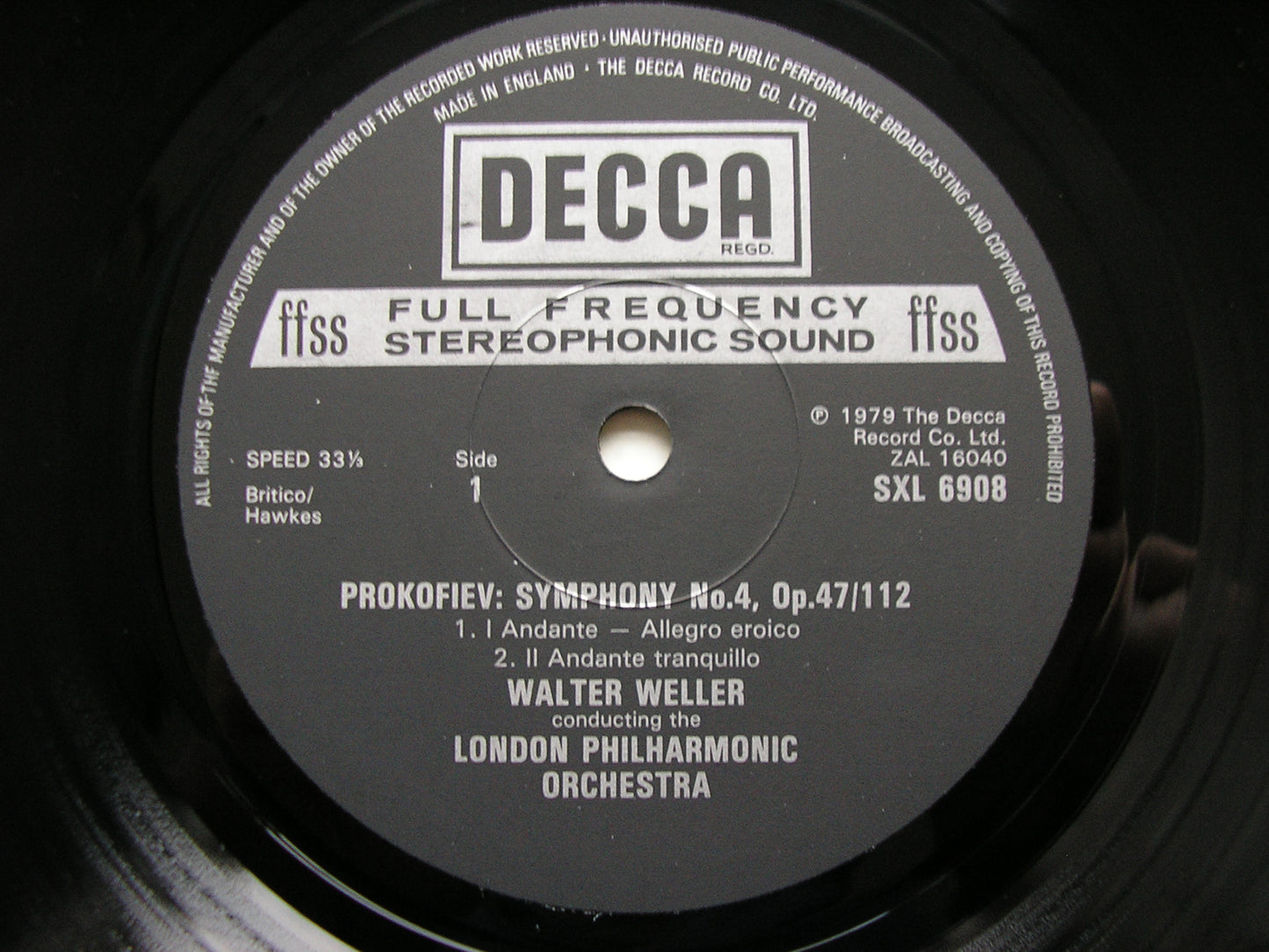 PROKOFIEV: THE SEVEN SYMPHONIES   WELLER / LONDON SYMPHONY / LONDON PHILHARMONIC   6LP