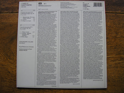 SAINT - SAENS: PIANO CONCERTOS Nos. 3 & 5   COLLARD / ROYAL PHILHARMONIC / PREVIN   270625