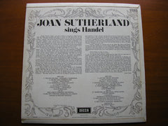 JOAN SUTHERLAND SINGS HANDEL     SUTHERLAND / BONYNGE / BOULT / MOLINARI-PRADELLI    SXL 6191