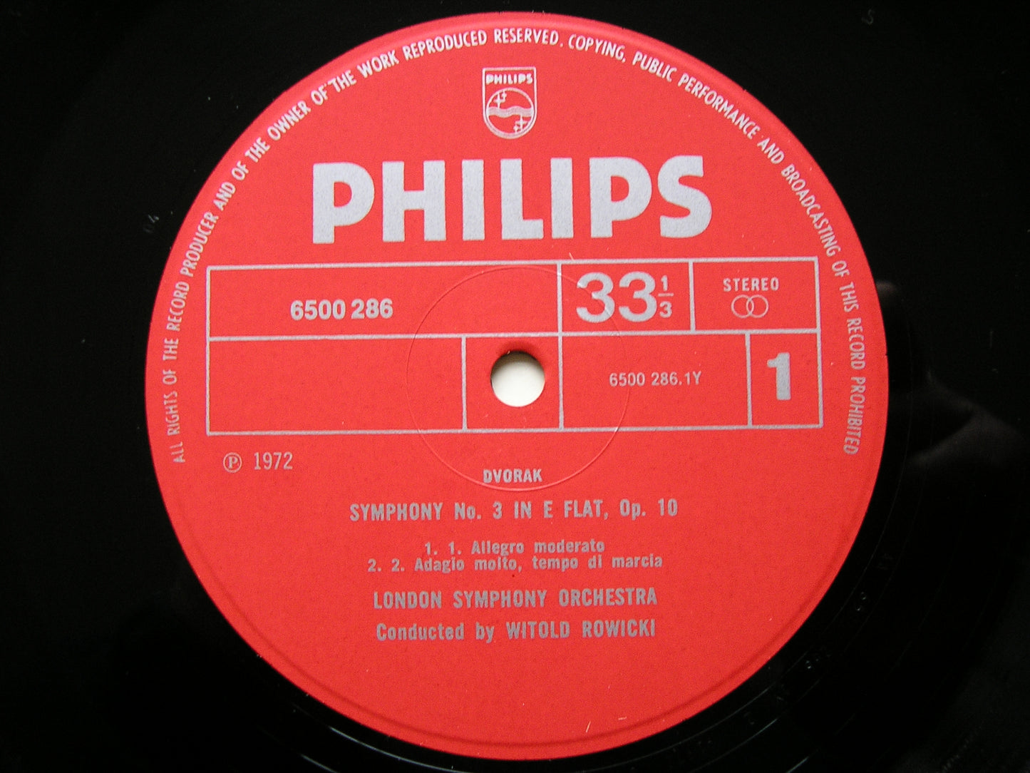 DVORAK: THE NINE SYMPHONIES / THREE OVERTURES   ROWICKI / LONDON SYMPHONY   9LP