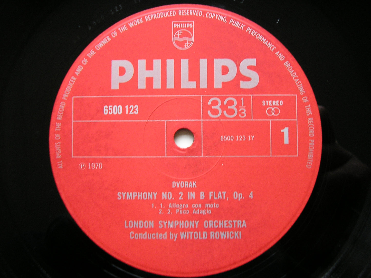 DVORAK: THE NINE SYMPHONIES / THREE OVERTURES   ROWICKI / LONDON SYMPHONY   9LP