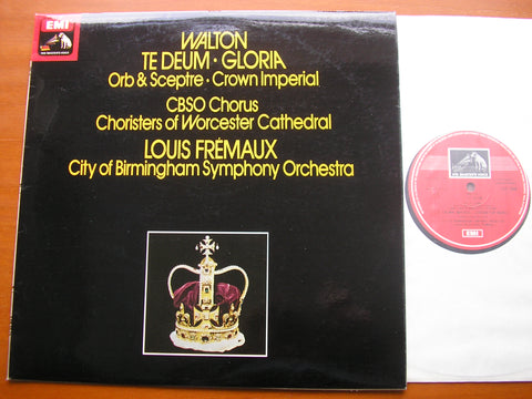 WALTON: TE DEUM / GLORIA / CROWN IMPERIAL / ORB & SCEPTRE    LOUIS FREMAUX / CBSO    ASD 3348