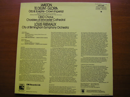WALTON: TE DEUM / GLORIA / CROWN IMPERIAL / ORB & SCEPTRE    LOUIS FREMAUX / CBSO    ASD 3348