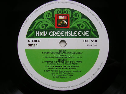 THE ANDRE PREVIN MUSIC FESTIVAL: ORCHESTRAL WORKS     PREVIN / LONDON SYMPHONY   2 LP    ESDW 720